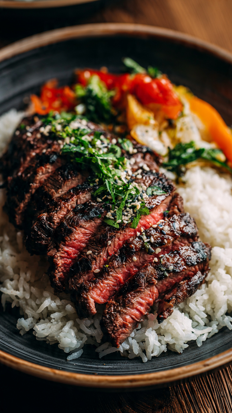 Hibachi Steak and Rice Bowl