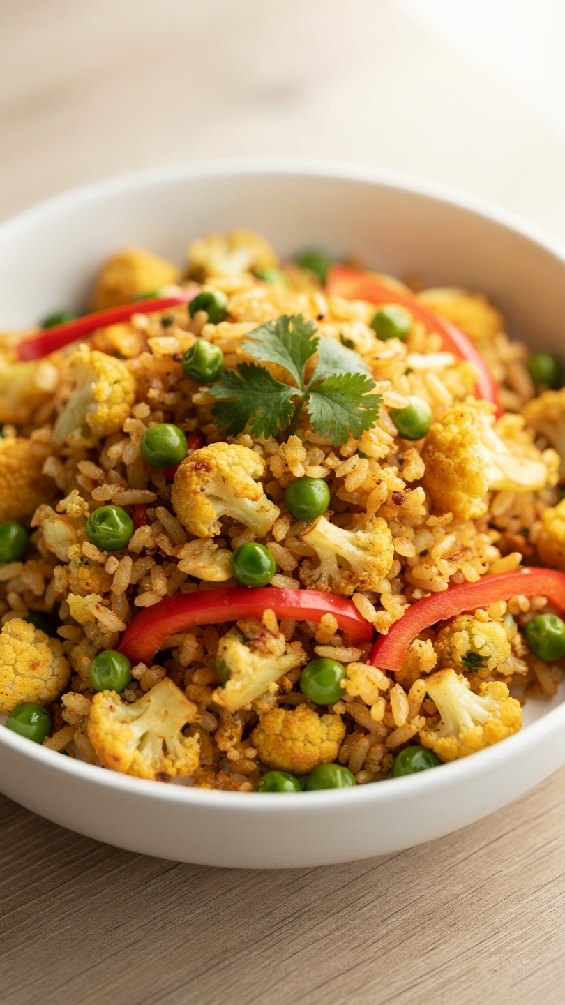 Cauliflower Fried Rice (Easy Vegan Recipe)