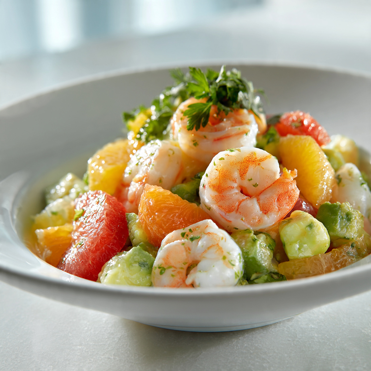 Citrus Shrimp Salad with Avocado