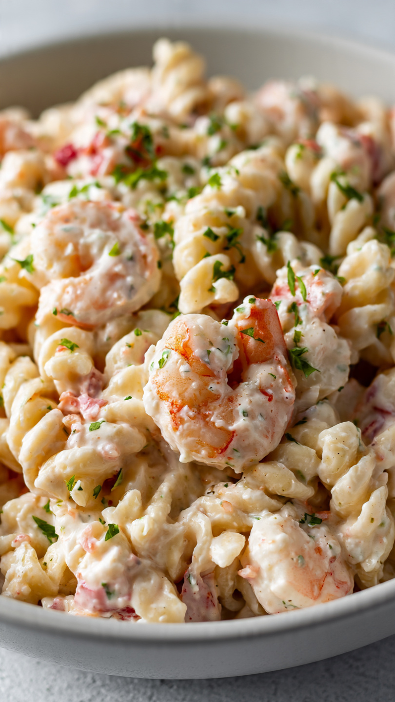 Creamy Shrimp Pasta Salad