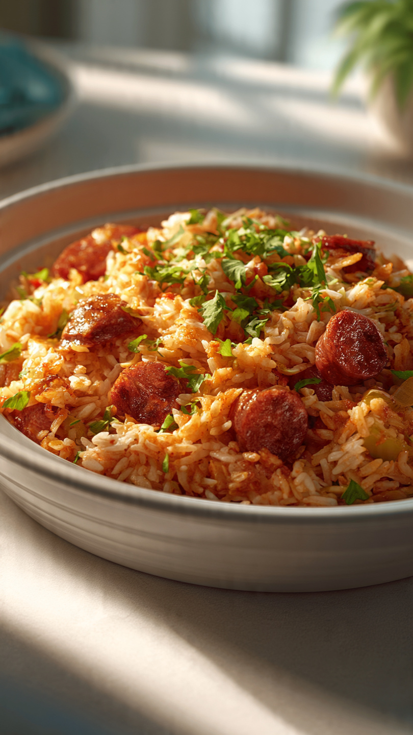 Easy Sausage and Rice Recipe (Quick One-Pan Dinner)