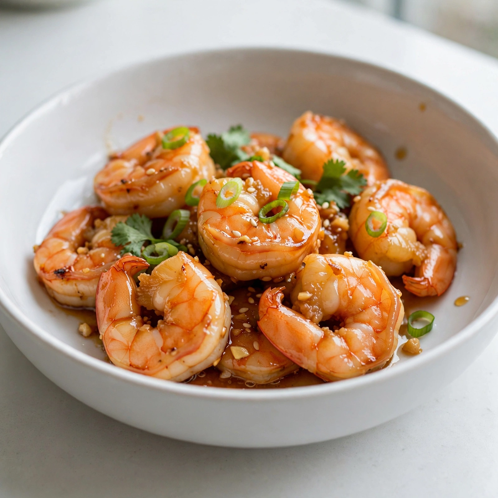 High-Protein Honey Garlic Shrimp