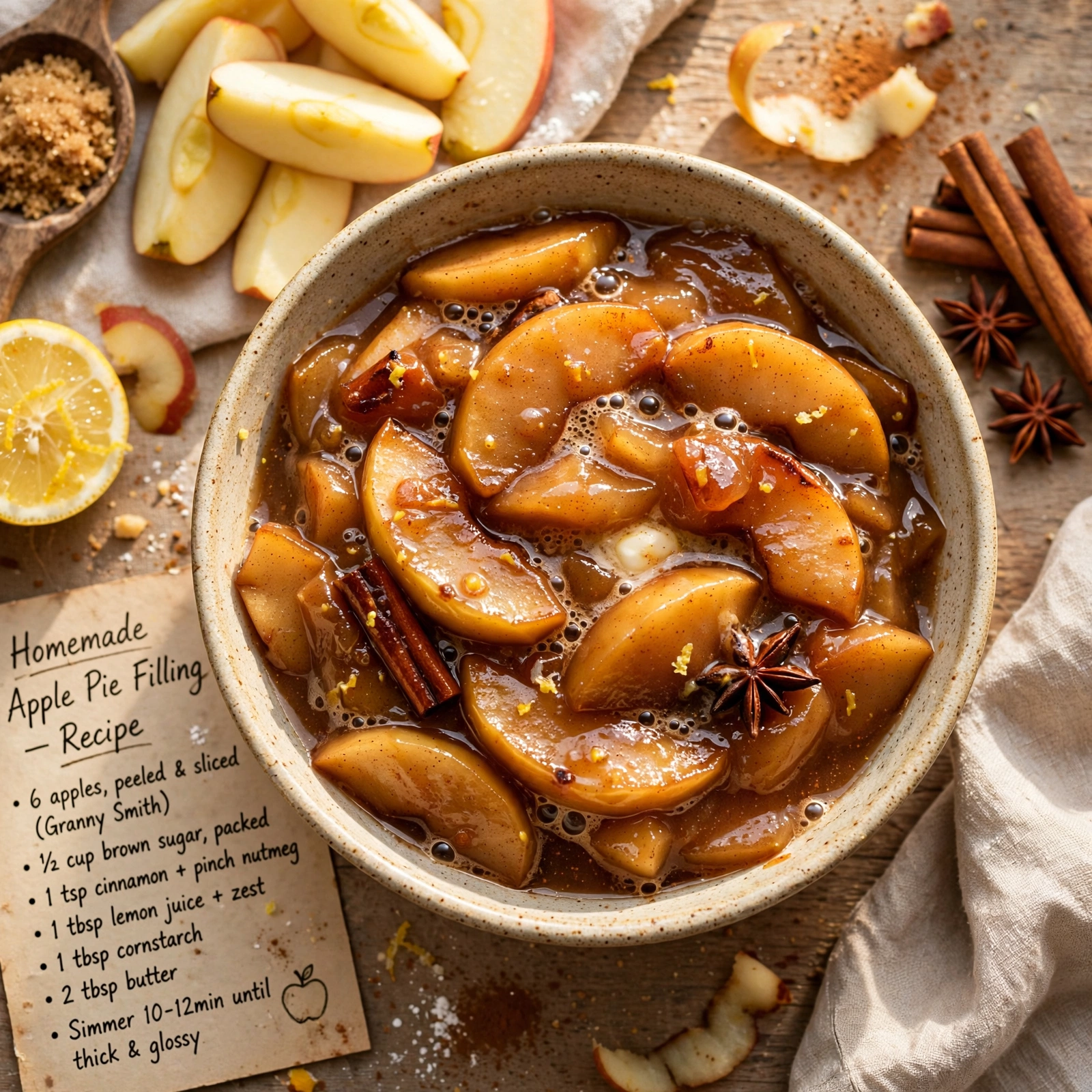 Homemade Apple Pie Filling
