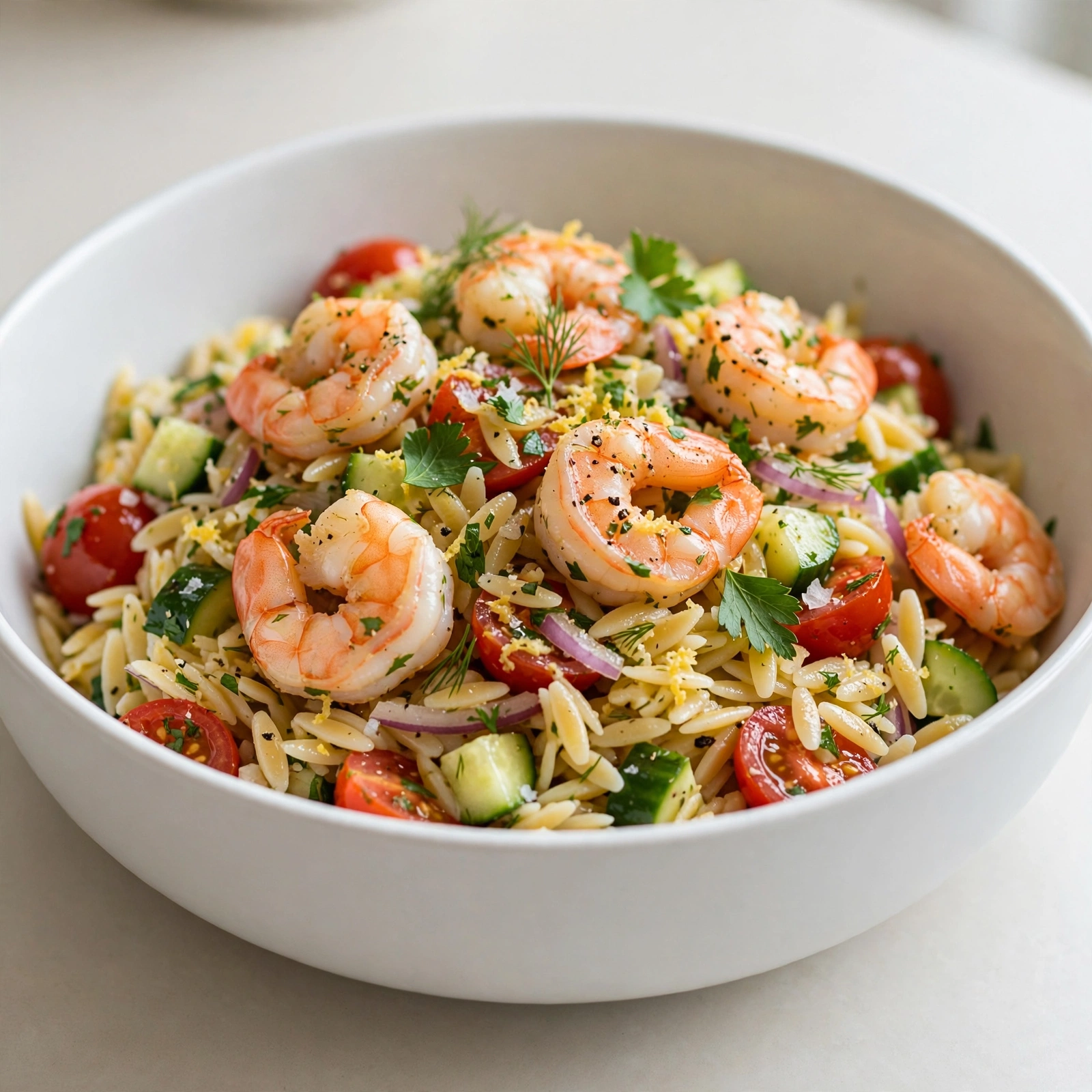 Shrimp Orzo Salad